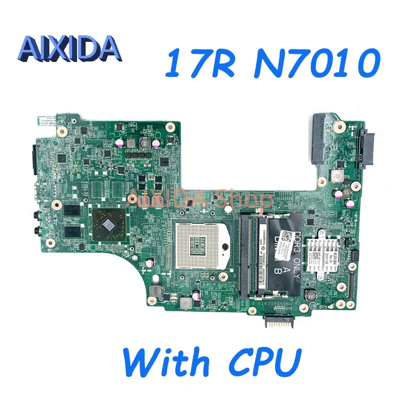 

AIXIDA DAUM9BMB6D0 CN-0V20WM V20WM For Dell inspiron 17R N7010 Laptop Motherboard HM57 free CPU HD5470 GPU MAIN BOARD full test