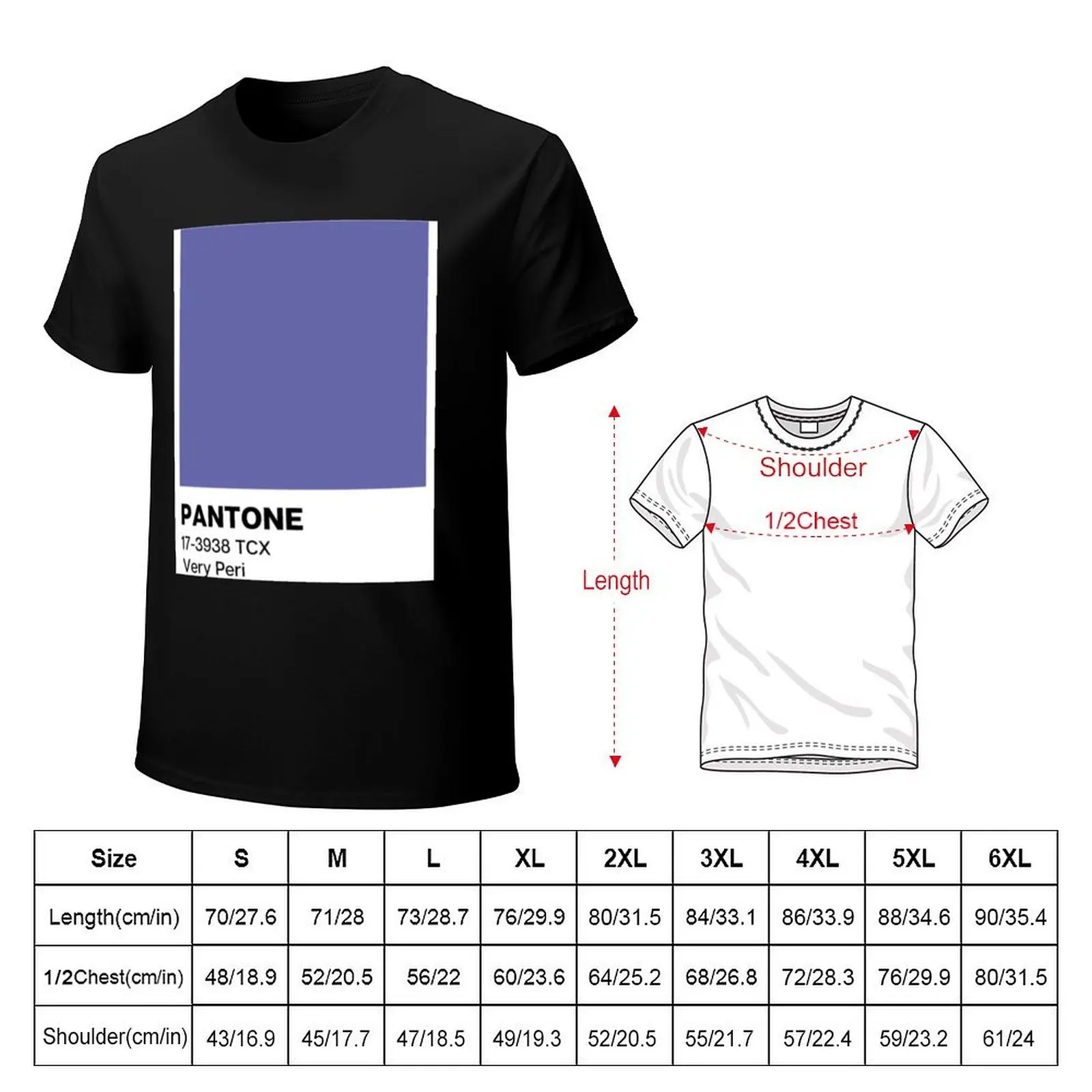 Pantone Very Peri, Color of 2022 T-Shirt quick-drying quick drying tshirts for men