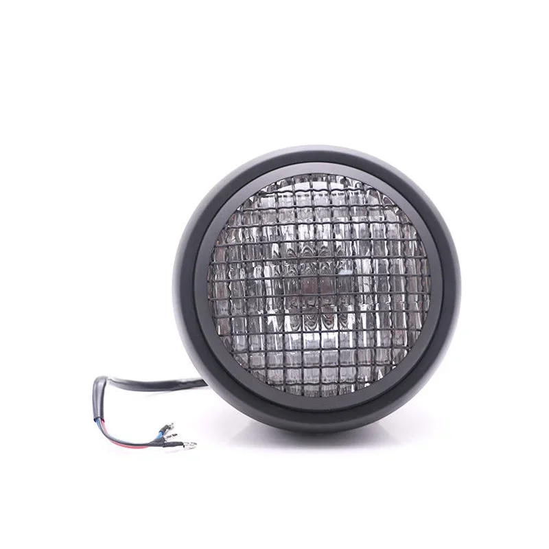 Grill Grid RetroHeadlight Lattice Lamp Vintage Chopper Bobber For CG125  Cafe Racer