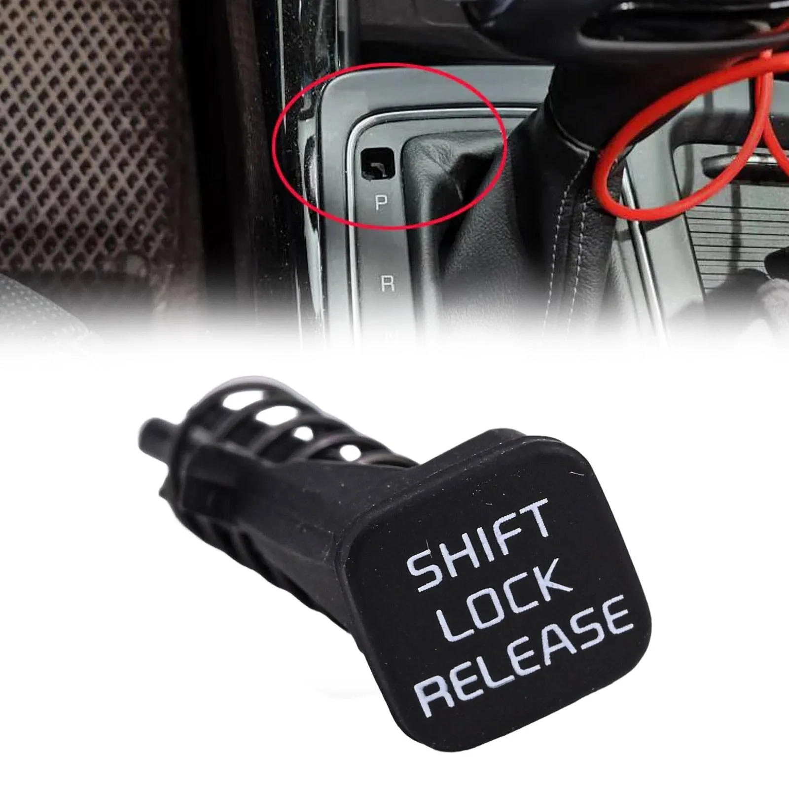 

Replacement Transmission Shift Release Cover Button for Kia For Sorento Part Number 84650 C5000 Plastic Material