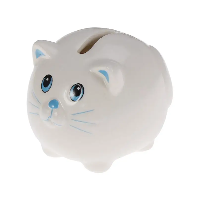 Ceramic Piggy Bank Safe Money Coins Banknotes Saving Box For Kids Boys Girls Piggy Coin Bank (Random Style,Random Pattern)