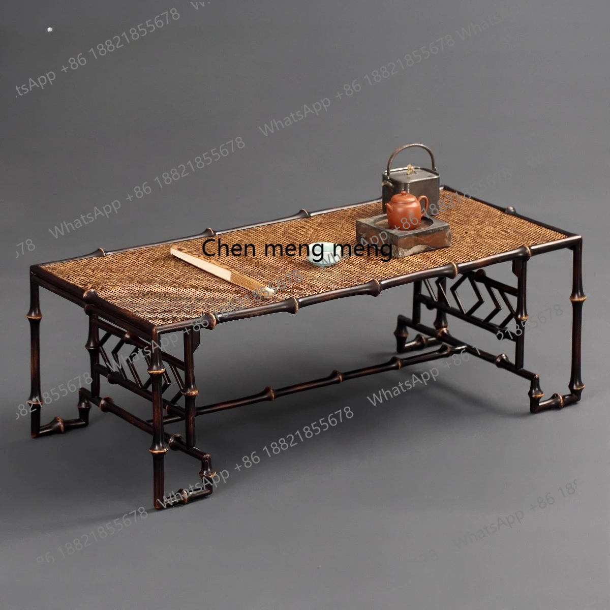 

Coffee table home tea table Zen tatami coffee table bamboo retro tea set furniture