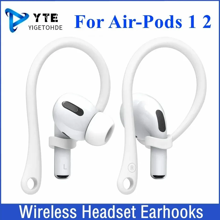 YIGETOHDE Headset Mini Anti jatuh nirkabel, penahan pelindung Earphone, Headset Bluetooth Anti jatuh, kait telinga Anti hilang untuk Air-pods