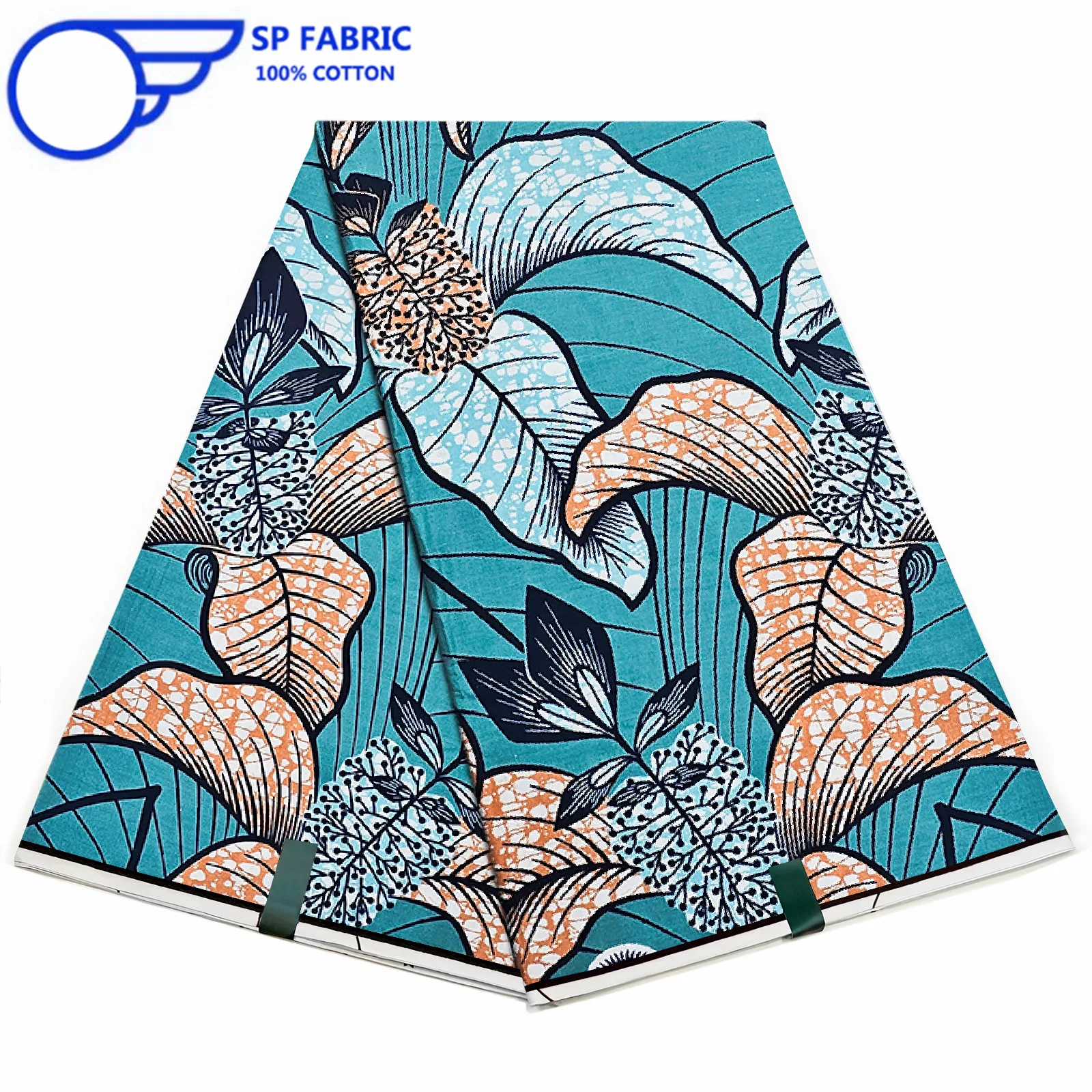 

100% оригинальная хлопковая ткань Super Ankara с восковым принтом из Голландии, 6 ярдов, настоящая мягкая голландская ткань в африканском стиле батик для шитья LSP-30