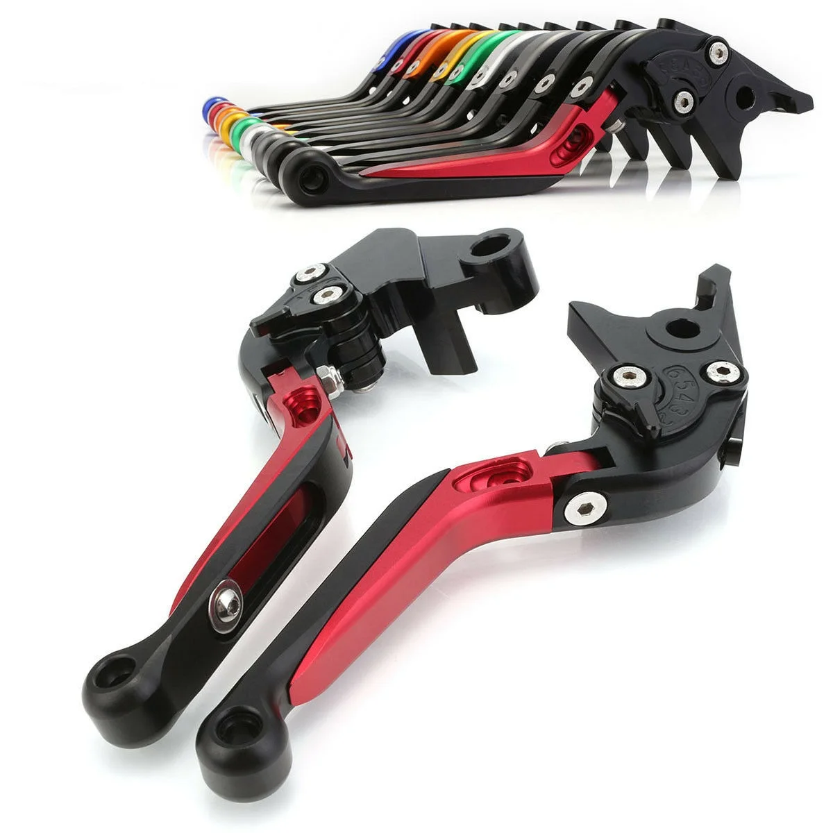 Leviers de frein et d'embrayage pliables et extensibles pour moto, 7/8 pouces, pour Kawasaki GTR1400/CONCOURS 07-17 ZX1400/14R ZZR1400 06-17