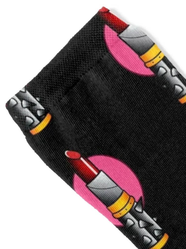 أحمر الشفاه روك الجوارب الجمالية جوارب المألوف التدفئة جورب الجوارب امرأة الرجال تسلق جديد في رجل لطيف الجوارب النسائية