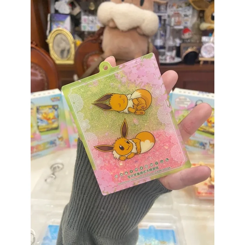 Original pkm Trading Card Game PTCG Card Skins Featured in the Eki Quicksand Card Display Set Anime and game  Pendant gift box
