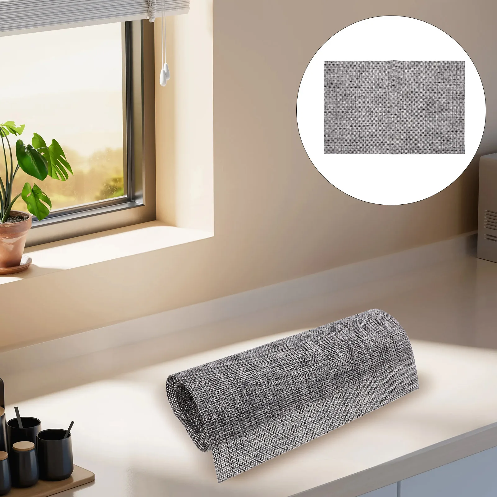 

Anti-Slip Placemat Washable Reusable Table Mat For Kitchen Dining Insulated Bowl Coaster Woven Dinnerware Mats Placemats