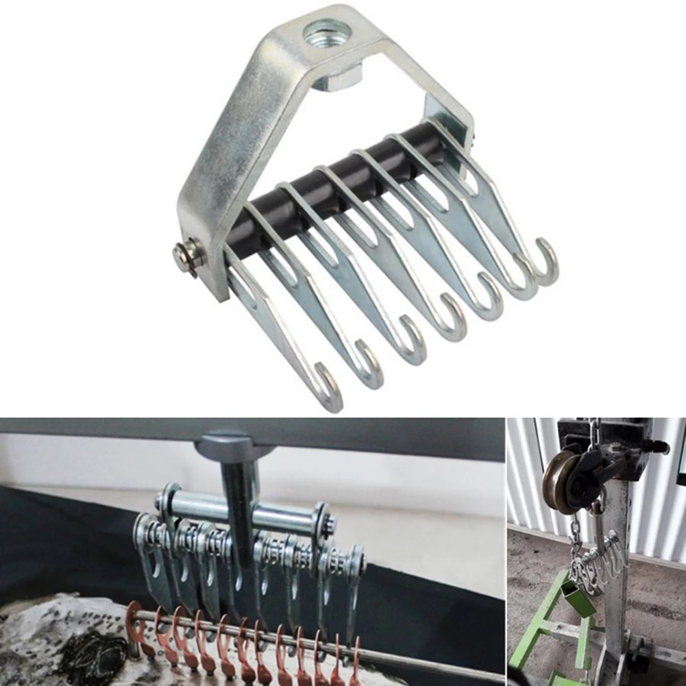 

Sturdy and Efficient Car Metal Bodywork Panel Dent Repair Tool 7 Fingers Hook Puller with 7 Adjustable Fingers and Spring Design