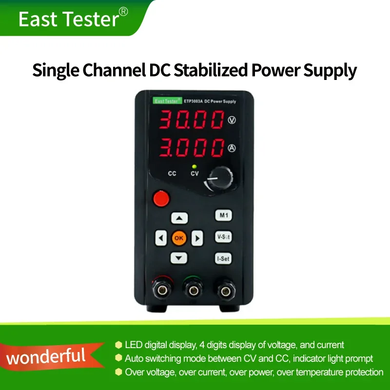 ETP 1503A ETP1506A ETP3003A قناة واحدة تيار مستمر موفر طاقة تنظيمي Led شاشة ديجيتال التحكم القابل للبرمجة تيار مستمر امدادات الطاقة