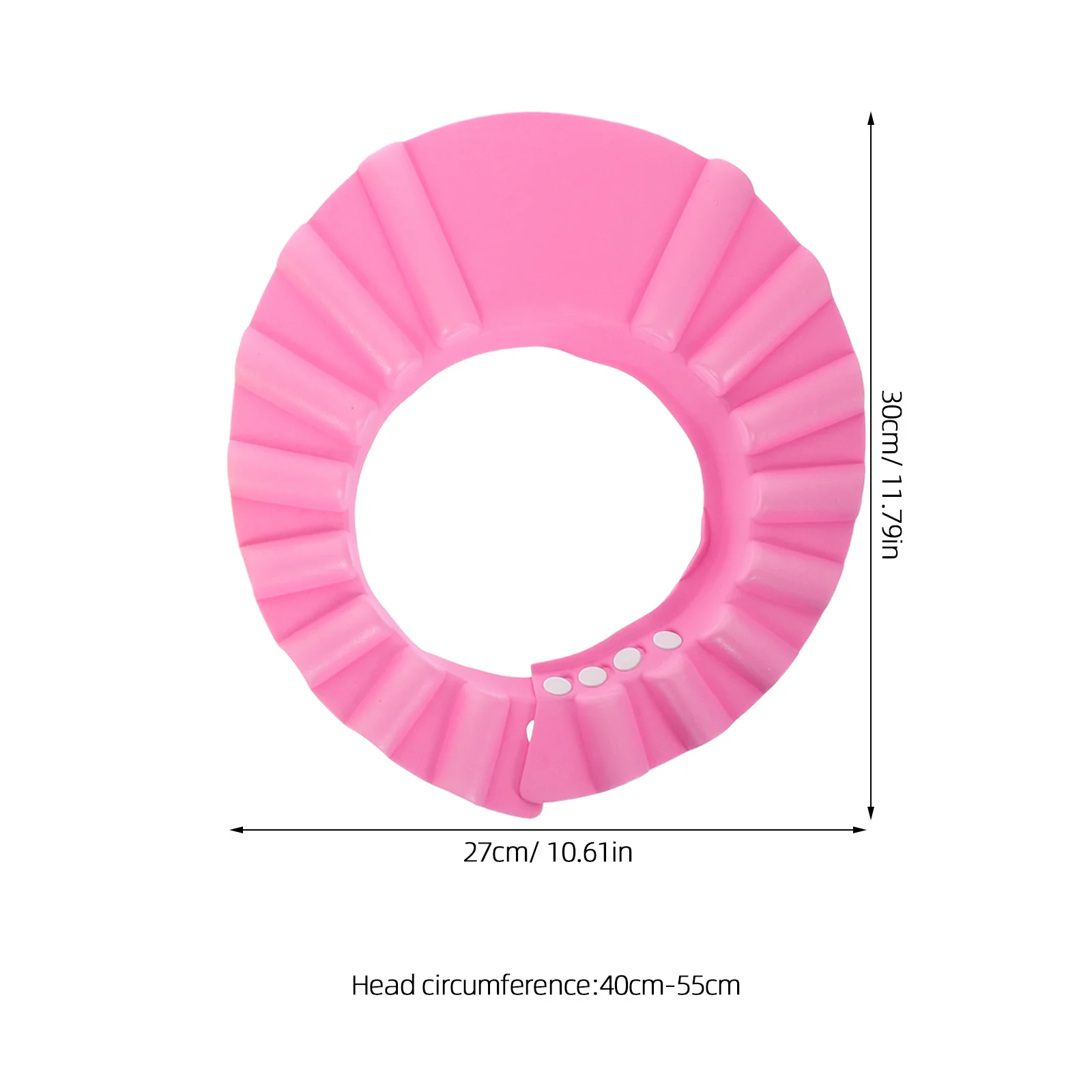 2 pezzi cuffia da doccia per bambini cappello da bagno per bambini addensato pe protezione per il lavaggio dei capelli visiera da bagno regolabile per bambini cuffia da doccia per bambini