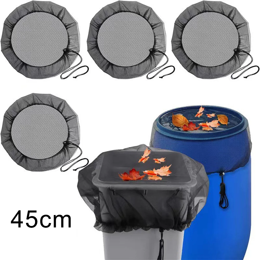 4Pcs 15.7inch Outdoor Rain Barrels Covers. These Rain Are Suitable For Rain Barrels And Come With Leaf Filters Are Waterprof