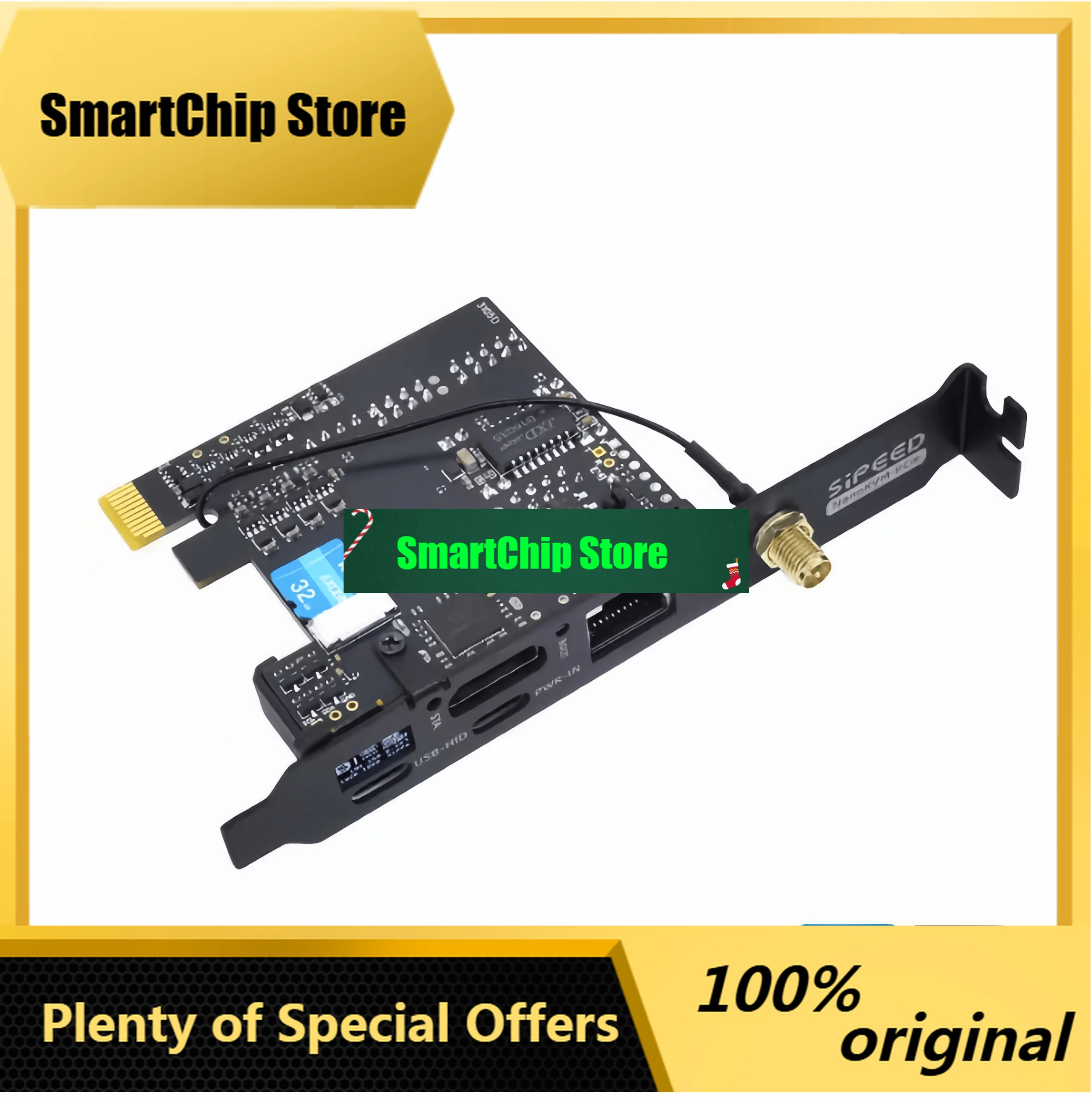SmCpSipeed NanoKVM PCIe Headless Management Card HDMI IP-KVM Remote Console For Bare-Metal Server Maintenance