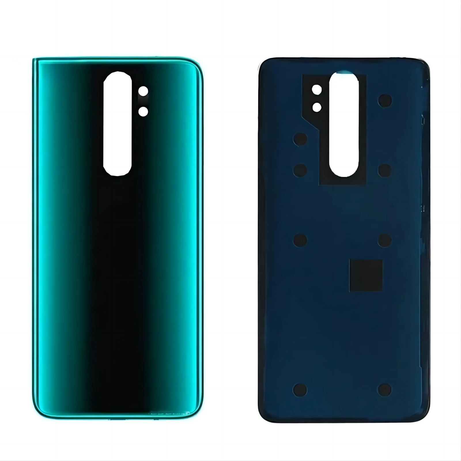 New For Xiaomi Redmi Note 8Pro Battery Cover Back Glass Panel Rear Door Housing Case With Adhesive+With Camera Lens With Logo