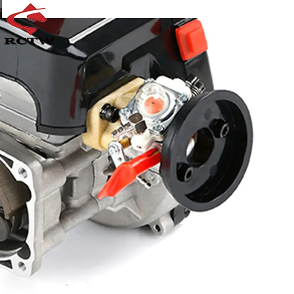 36cc 2 Stroke Gas Engine 4 Bolt with WT-1191 Carb Spark Plug for 1/5 HPI Rofun Baha KM Rovan Baja Losi 5ive T Rc Car Toys Parts