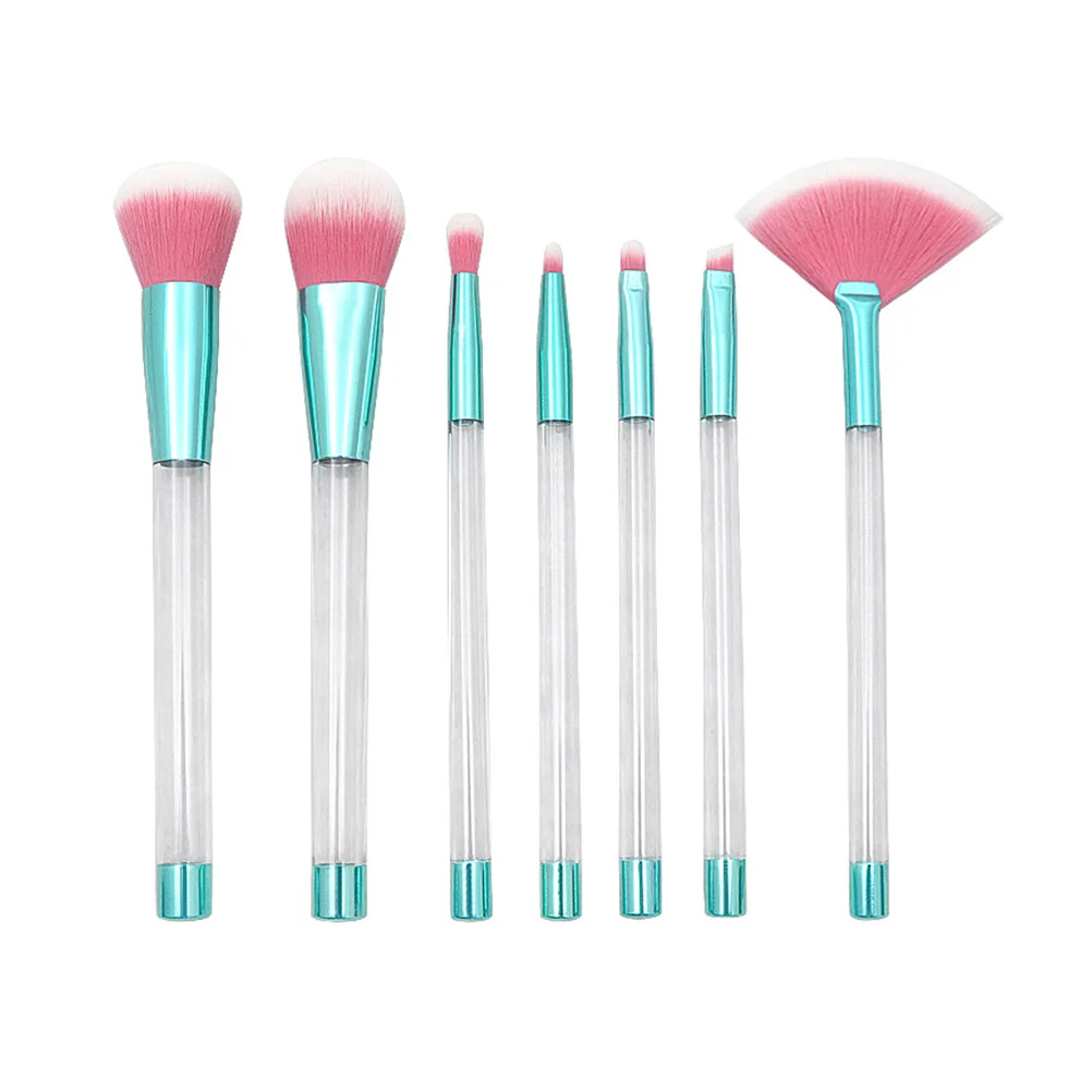 

7 Pcs Powder Brush Cosmetics Foundation Eye Shadow Makeup for Women Travel Face Tool