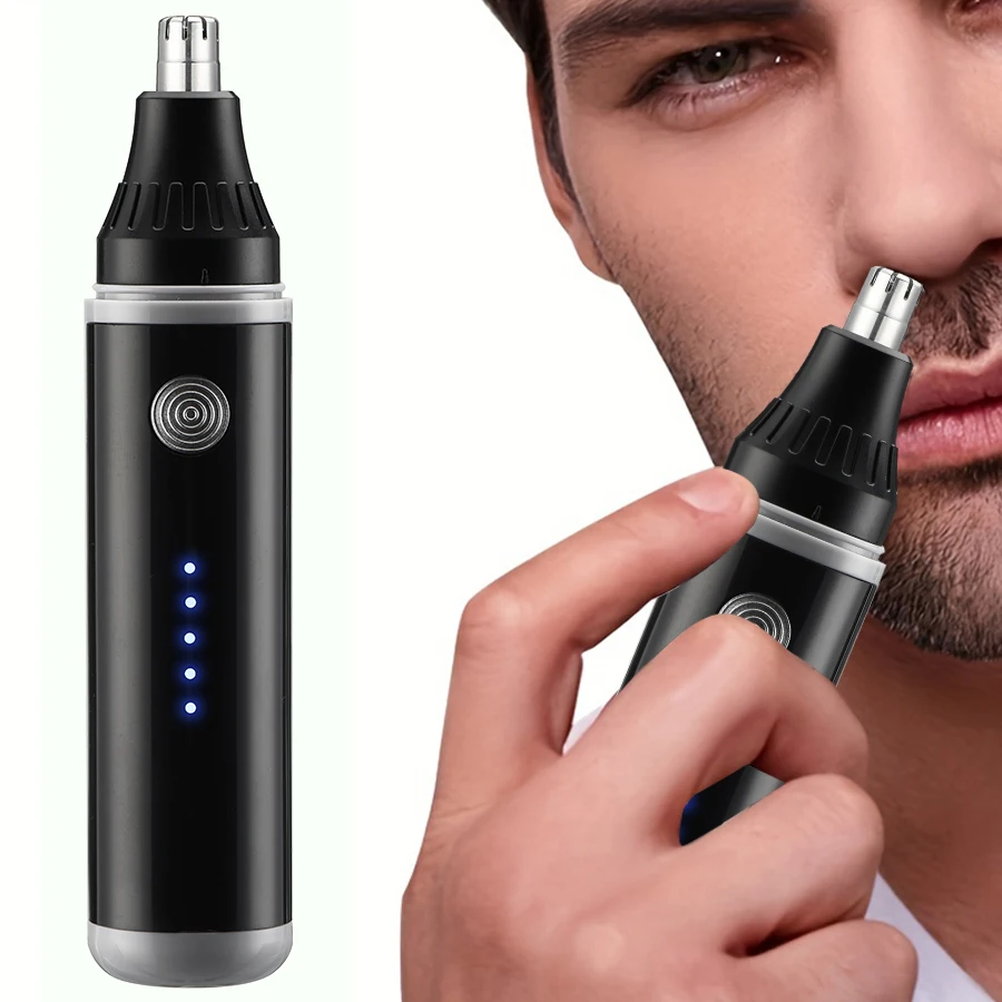 

Electric Nose Trimmer, USB Rechargeable Trimmer For Nose And Ear Hair, Nose Hair Shaver For Women And Men Hair Removal Device