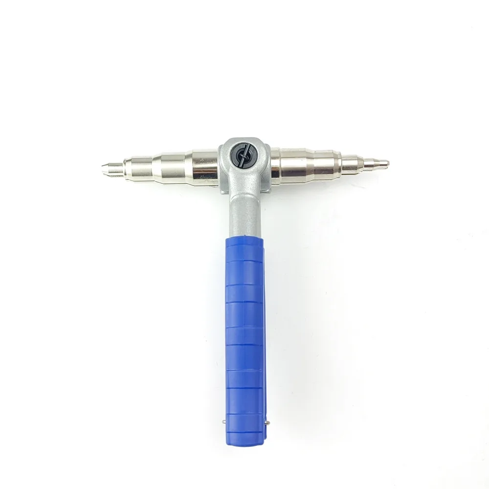 Copper Tube Expander Swaging Tool 1/4inch-7/8inch Rubber Handle Blue Plastic Metal Tools Plumbing Tools Pipe Expander