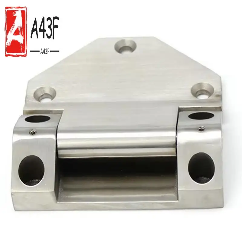 

A43F-Industrial Machinery Equipment Hinge 304 Stainless Steel Heavy-Duty Component For Anti-Theft Doors