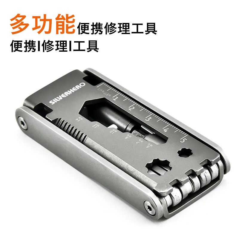 

Outdoor Multifunctional Combination Portable Wrench Screw Knife Folding Pliers