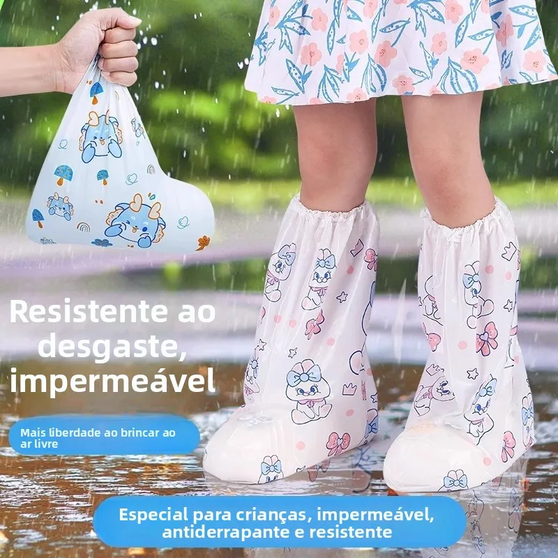 waterproof-shoe-covers-high-tube-plastic-thickened-anti-slip-for-rain-children's-school-wear-durable-shoe-covers-for-rainy-days