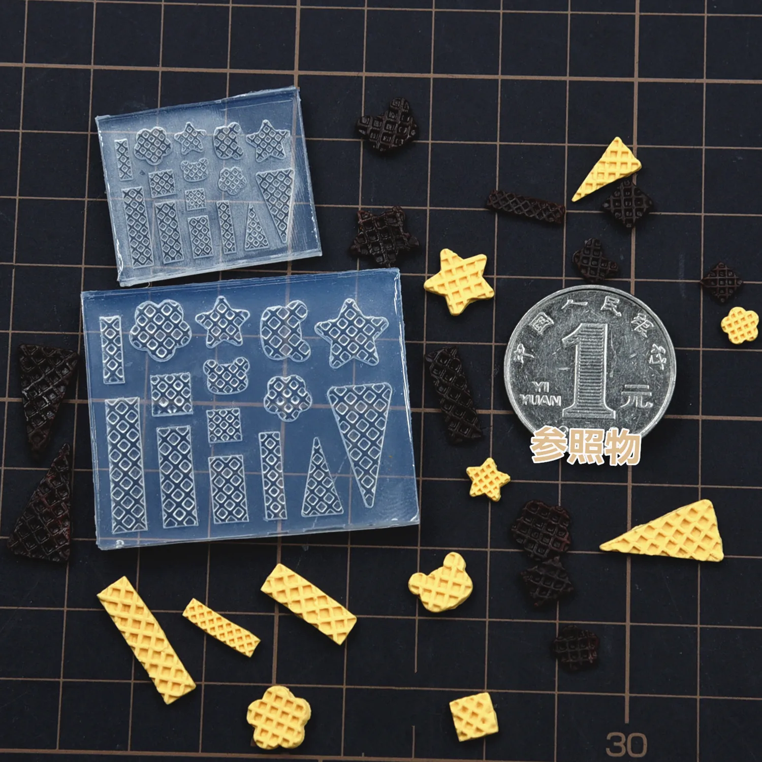 

Mini Cute Star Flower Shape Cookies Biscuit Silicone Molds Pottery Clay DIY tools