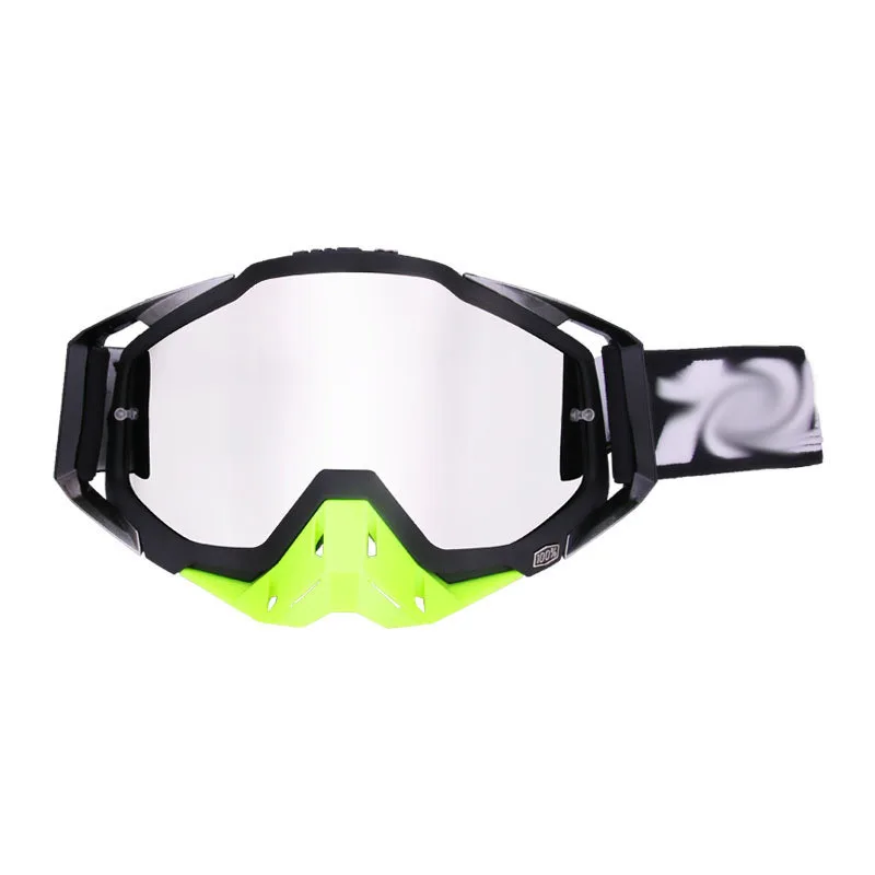 Off-road motorbril - Anti-stof winddichte beschermende bril voor crossmotorhelmen UV400 en mistbestendig brilmasker