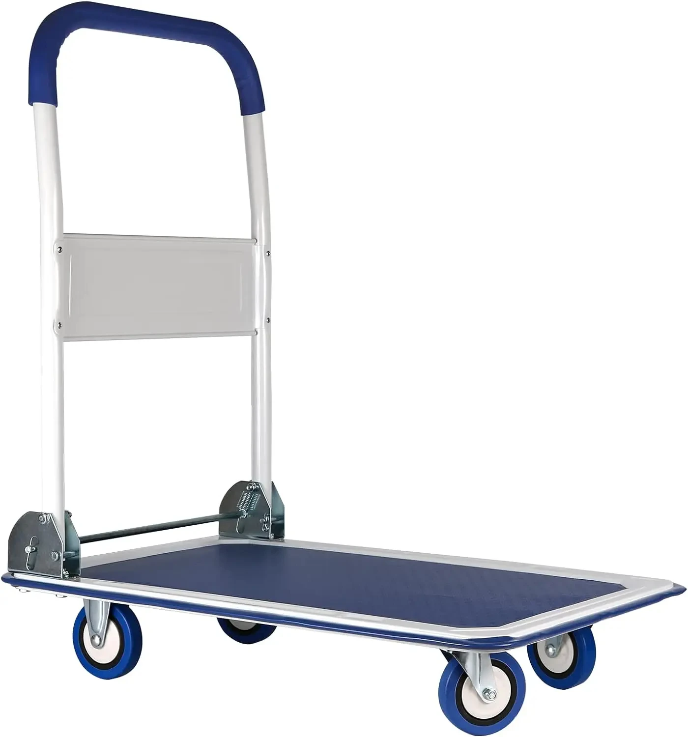 Home Large Foldable Push Cart 330 lbs. Capacity Moving Platform Hand Truck Heavy Duty Space Saving Collapsible