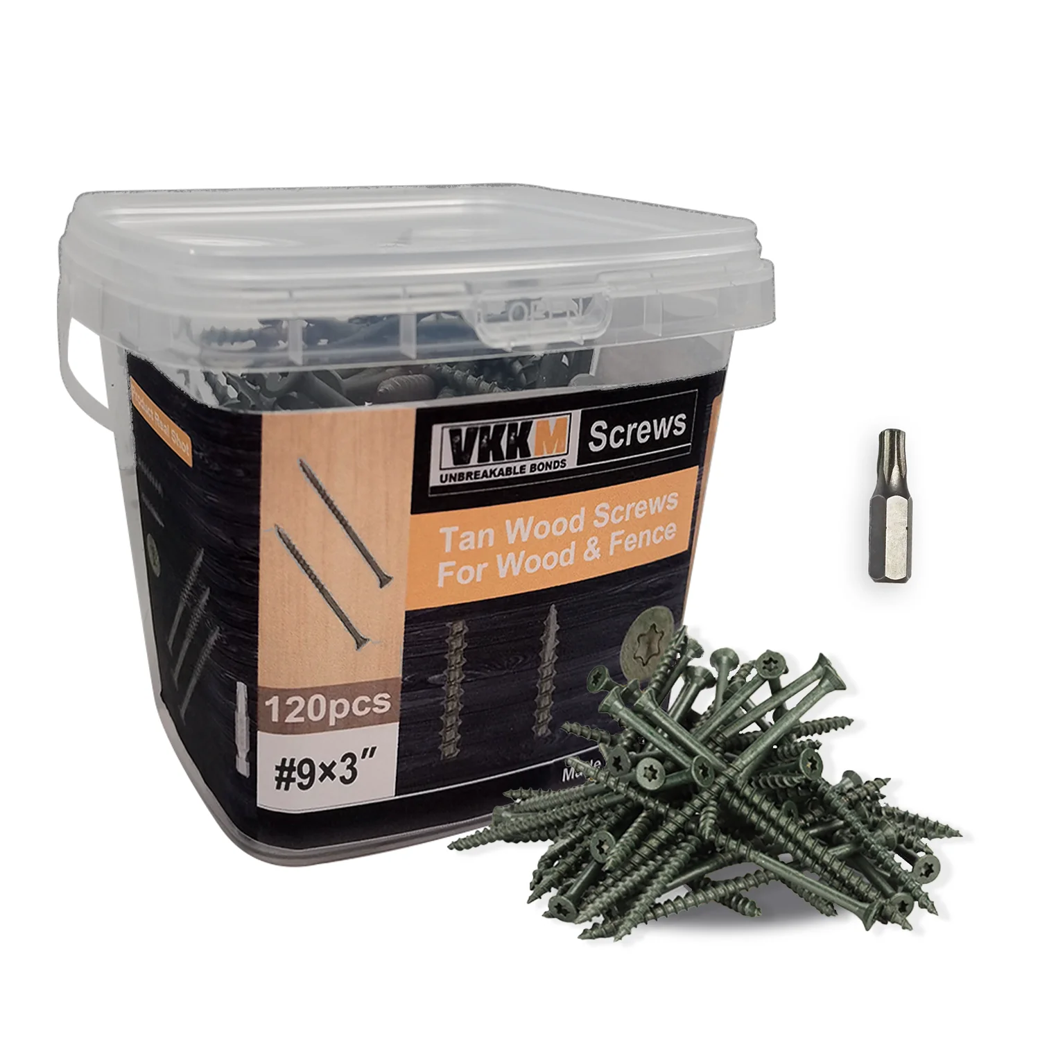 Vkkm 120Pcs #9×3" G…