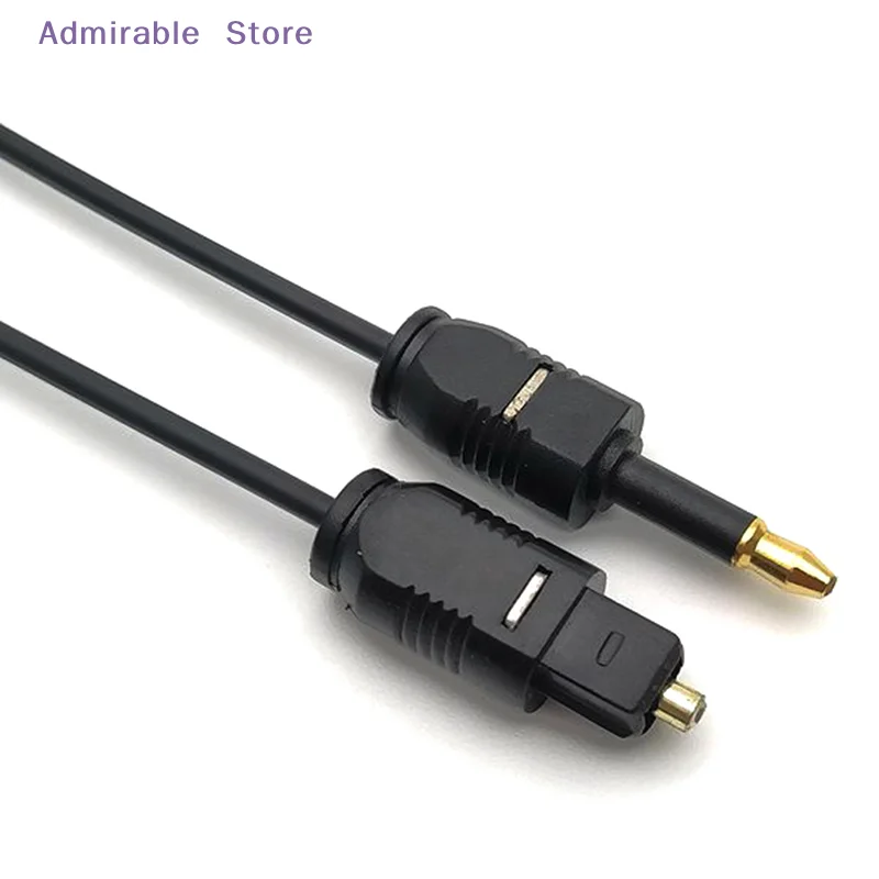 [W]1.96Ft Toslink Male to Mini Plug 3.5mm Male Digital Optical SPDIF Audio Cable