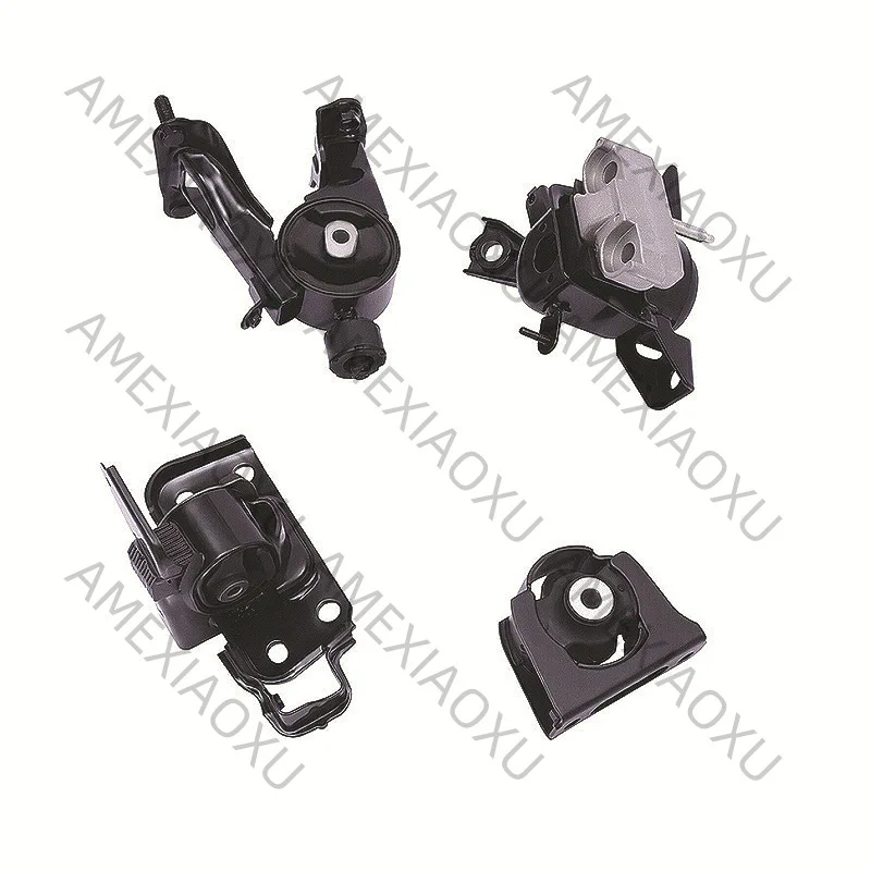 Fits For Toyota Rav4 2.4L 2WD 2006-2008 4Pcs Engine Motor & Transmission Mount Set A62012 A62069 A62071 A62070 AMEXIAOXU