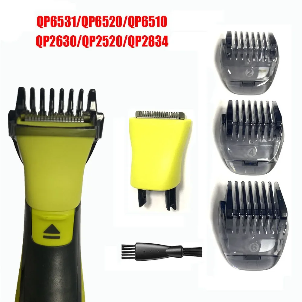 Shaver Replacement Heads for Philips One Blade QP2520 QP2630 QP2834 QP6510 QP6520 Beard Trimmer 3 Length Adjustable Kit view 6