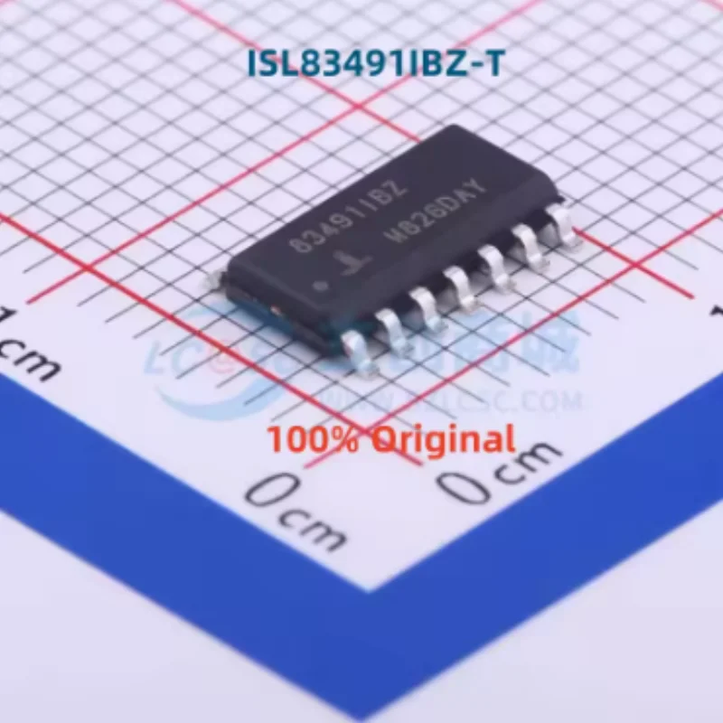 10PCS 100% Original  ISL83491IBZ-T SOIC-14 RS-485/RS-422 Transceiver 3.3V 10Mbps ESD Protection IC Chip
