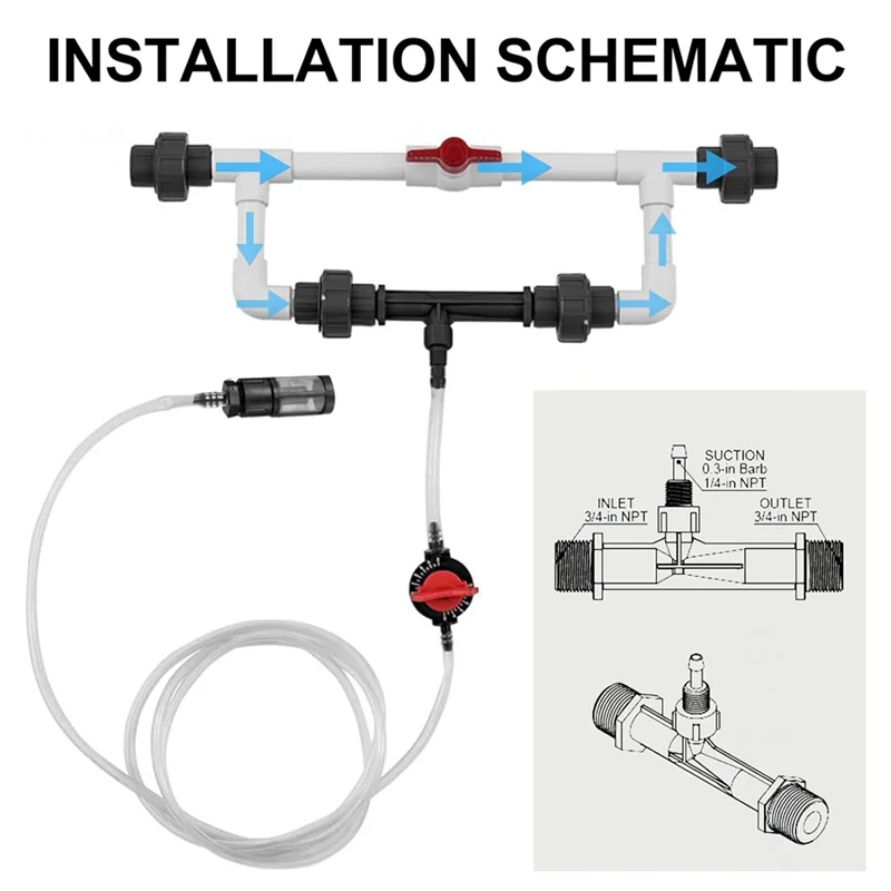 

ABUP-система внесения удобрений Шприц для орошения сада Шприц для орошения Вентури Набор для внесения удобрений