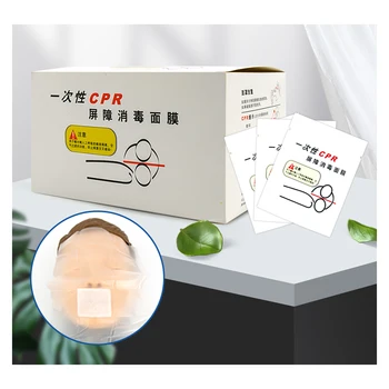 5-10 sztuk jednorazowe szkolenia maska ratownicza usta do ust maska do podróży w domu na zewnątrz szybkie oszczędzanie pierwszej pomocy zestawy awaryjne akcesoria