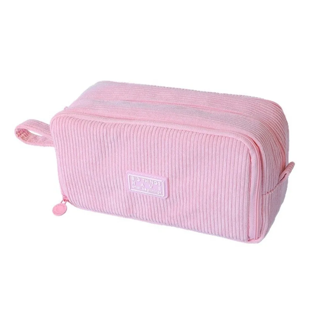 Multilayer Large Capacity Pencil Case Durable Desk Organizer Portable Storage Bag Zipper Pencil Bag Student Stationery Box