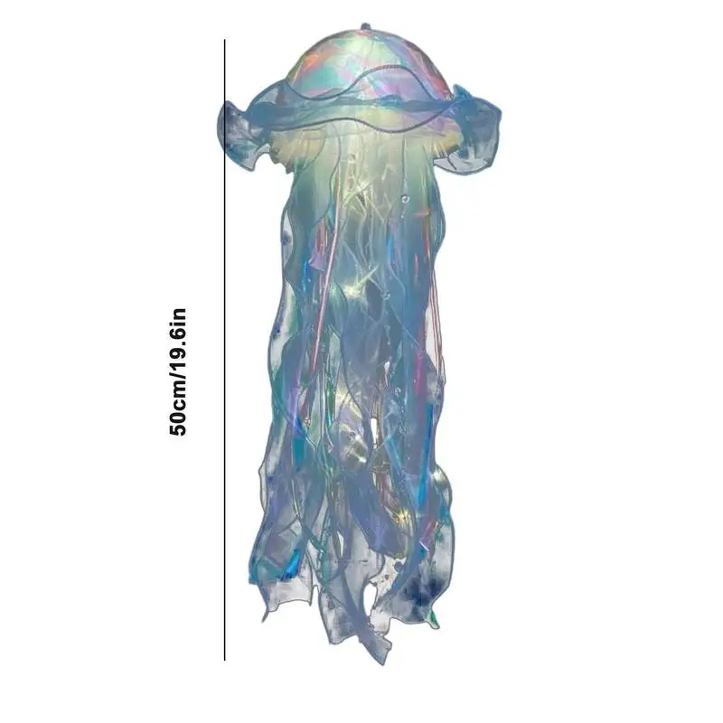 Handheld Jellyfish Jellyfish Lantern, Glow Marine Decoração, luzes coloridas para quarto, 7 cores