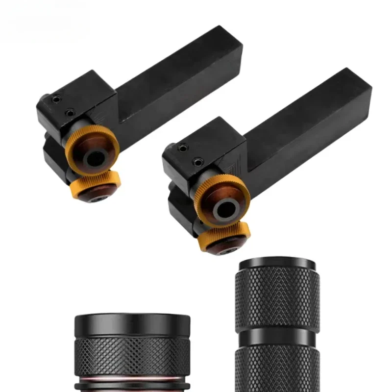 Hot sales Cutting Knurling 25*25mm Dual Wheel Tools For CNC Lathe feeding 30°Diamond 45°Square pattern