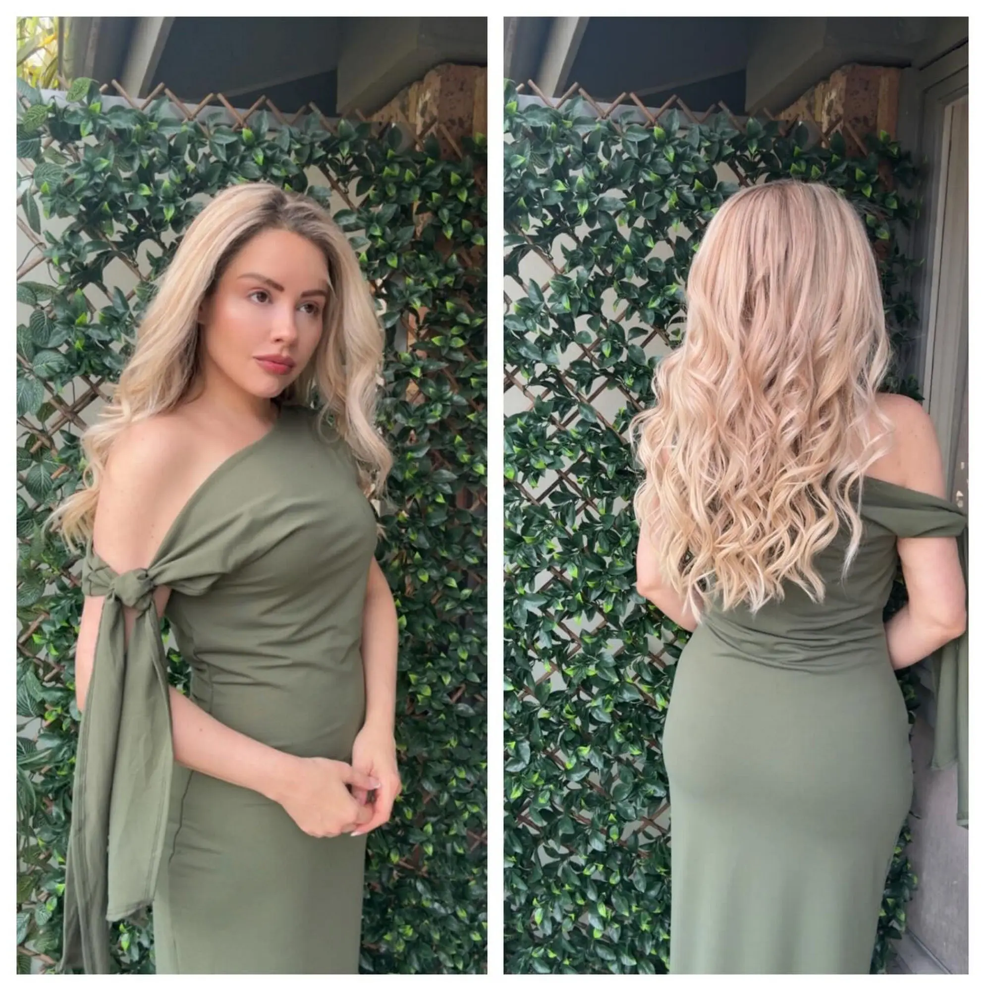 

Soft Ombre Warm Blonde 13*4 HD Lace Wig Synthetic Hair Body Wave Lace Front Wig for Women Realistic Look Hairline Glueless Wigs