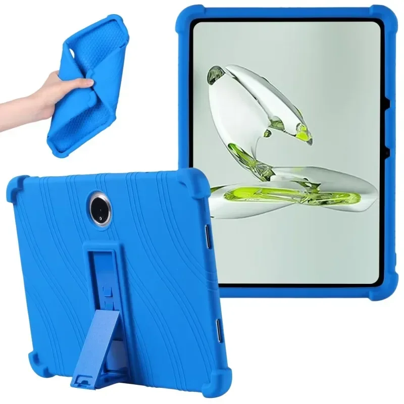 

Силиконовый чехол с подставкой для Oppo Pad Air2 2023 11,4 дюйма, противоударный защитный чехол для планшетного ПК, мягкий чехол для Oppo Pad Air 2