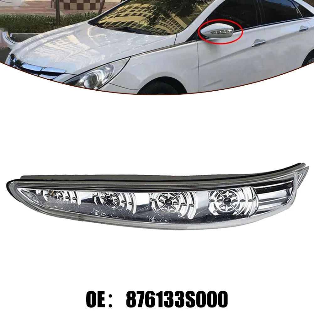 Car Left Rearview Outside Mirror Turn Signal LED Light Lamps For Hyundai Sonata 2009-2015 876133S000 Auto Accessories