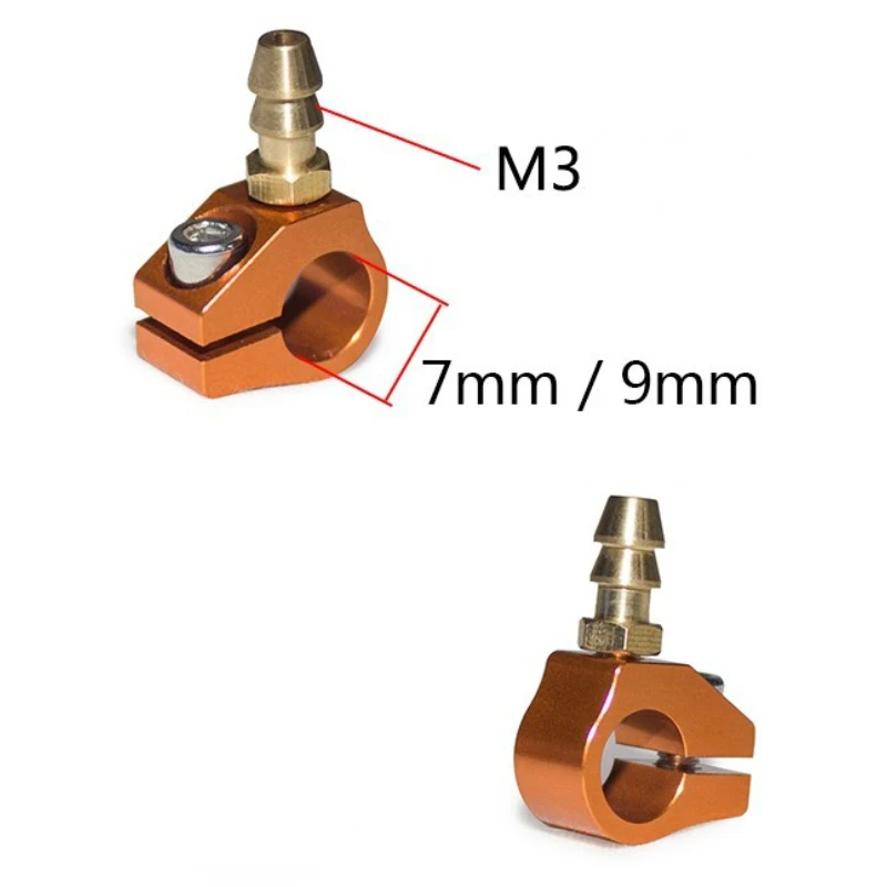 6mm 7mm 9mm bakır boru yakıt klip/uzaktan kumanda benzin tekne için Shafting bakır tüp klip/Rc tekne aksesuarları