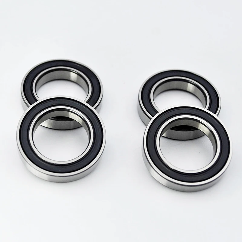 10 قطعة 6802 2RS ZZ 15*24*5mm 6802RS 6800Z DDU 2Z القطر الداخلي 15 مللي متر الكروم الصلب الأخدود العميق الدراجات الدراجات الكرات