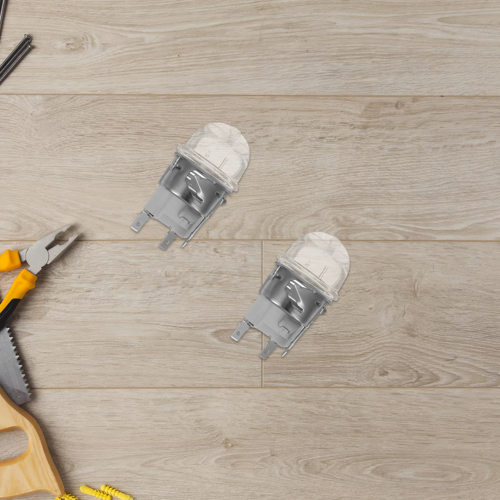 2pcs High Temperature Oven Light Holder Lamp Adapter Bulb Socket Base Silica Glass Halogen Lighting Efficient Installation