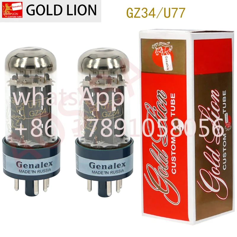 GOLD-LION  GZ34  Vacuum Tube Precision pairing Valve Replaces U77 5AR4 274B 5U4G GZ34 Electronic tubes For Amplifier