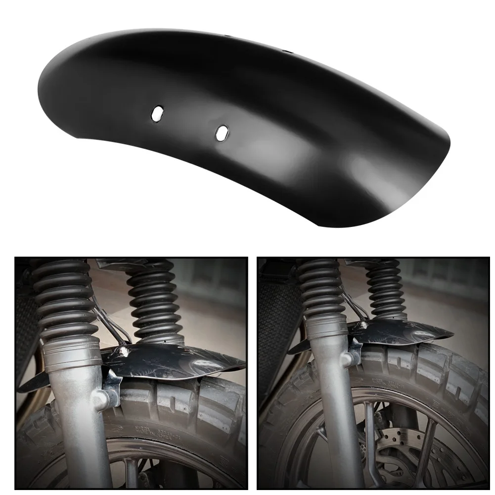 Motorrad Custom Matt Schwarz Kurzer Vorderer Kotflügel Für Harley Sportster Forty Eight XL1200X 2010-2017 16 15 14 13 12 11