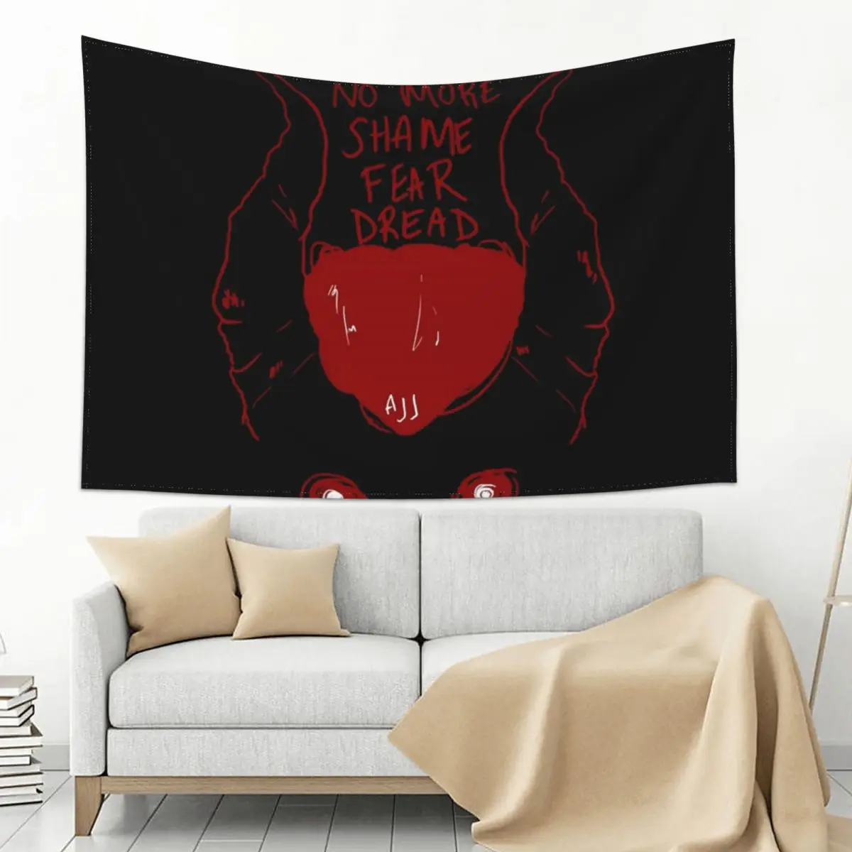 

AJJ- Small Red Boy Classic Tapestry