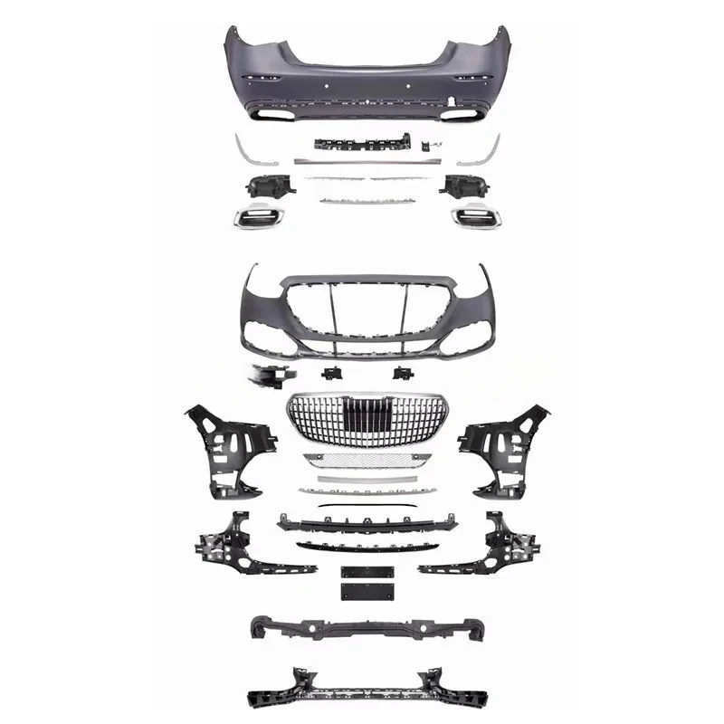 

High Quality New Body Kits Use S Class W223 2021+ Modified to Model Car Bumper pp Material