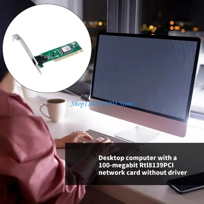 Y2GD RTL8139 nâng cấp PCI Mạng PCI 100Mbps Tự động phát hiện không cần phần mềm