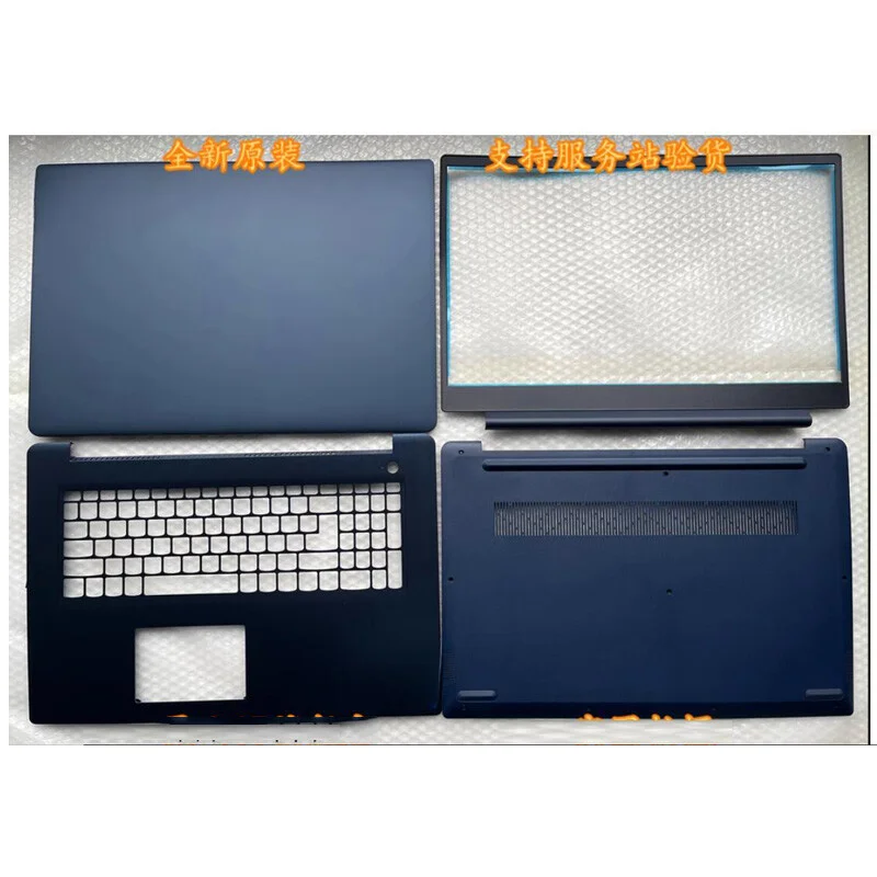 C  FOR For Lenovo Ideapad 3-17ITL6 17S 2021 Blue Back Cover Bezel Palmrest Bottom Cover